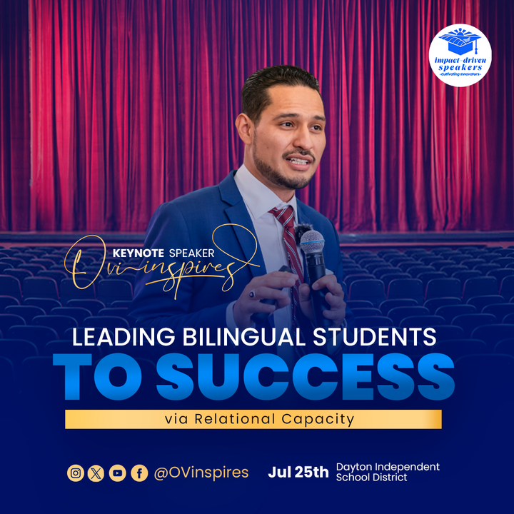 OVinspires's tweet photo. Looking forward to speaking at Dayton Independent School District.

See you on July 25th 🤝

#OVinspires
#KeynoteSpeaker https://t.co/YrajtFD0m6