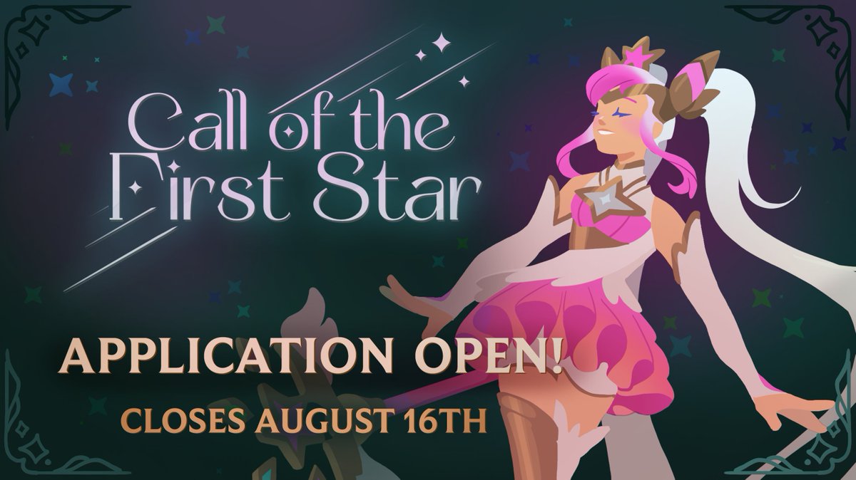 Today is the day!!! 💖✨Call of the First Star artist applications are now open.  
Our goal is to give every League of Legends champ a Star Guardian skin!  Come join us!
˚₊‧꒰ა ⬇️ Application and guidelines below! ⬇️໒꒱ ‧₊˚
