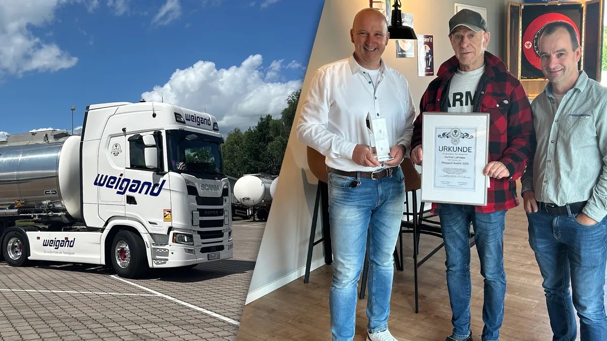 spedionapp's tweet photo. Ehre, wem Ehre gebührt: Spedition Weigand honoriert mit dem jährlich vergebenen Weigand Award die besten Fahrerleistungen. Zu den Bewertungen trägt auch ein SPEDION Feature bei. Neugierig, welches? https://t.co/lzyIRwXgKY https://t.co/QCKtTfiYox