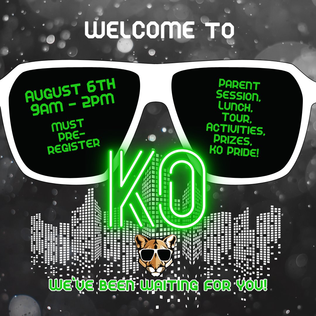 6th Grade Orientation Camp Registration is open! The camp is encouraged but not required. Check your emails or our website for more information. Be sure to pre-register at: ow.ly/kC2q50SHrRF 
#WelcomeToKO #6thgradeOrientation #WehaveBeenWaitingForYou