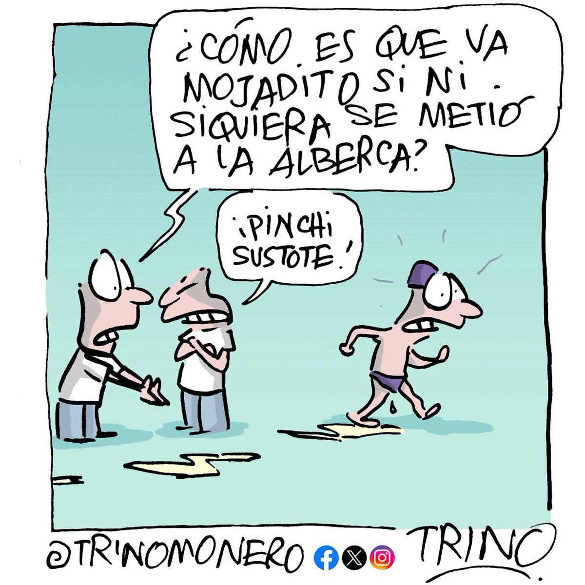 trinomonero's tweet photo. El cartón deportivo publicado en el diario @estoenlinea de hoy lunes #trinomonero https://t.co/5K9coIIMjH