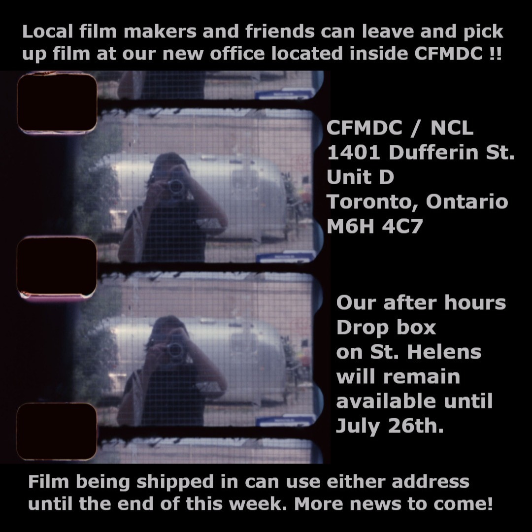 LIFTfilm's tweet photo. 📢📢📢 Some new updates from our friends at Niagara Custom Lab (@NCL_TO) ... they're on the move!  Service inquiries should be sent to info@niagaracustomlab.com 

Follow their Instagram for current updates: https://t.co/LgA3TIIRJ6

#FilmProcessing #Toronto #Super8mm #16mm #35mm https://t.co/4gXoJAAX0v
