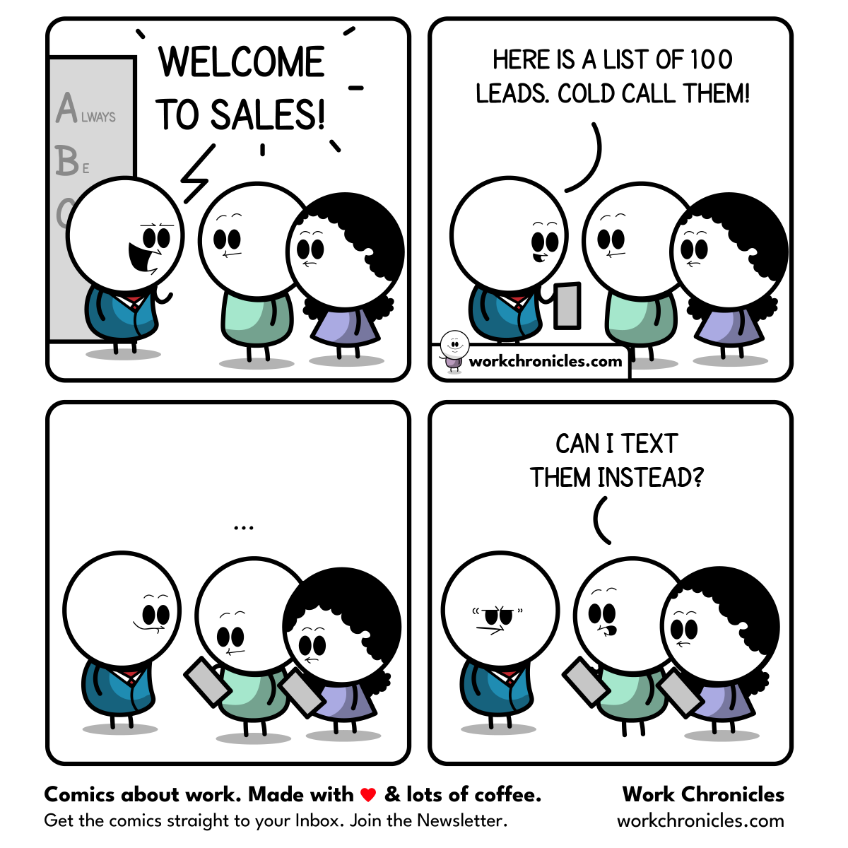 _workchronicles's tweet photo. Cold Calls https://t.co/O0zYwI23H6