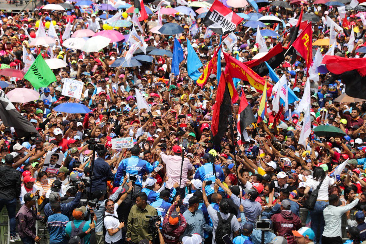 #Entérate📰| En voz del presidente pueblo <a href="/NicolasMaduro/">Nicolás Maduro</a>, en las elecciones presidenciales del domingo 28 de julio,Trujillo dará una paliza a la extrema derecha racista y fascista.