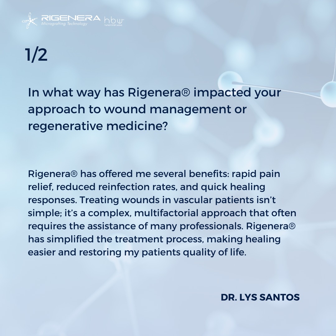 RigeneraHBW's tweet photo. It's time to answer some interesting questions that were asked to our KOL from Brazil, Dr. Lys Santos, during our Q&amp;A Webinar session about Rigenera® Technology in Wound Management!

https://t.co/15a9eHOnuG

#Micrografting #WoundHealing #ChronicWoundManagement #RigeneraTechnology https://t.co/pJPEtDi4mS