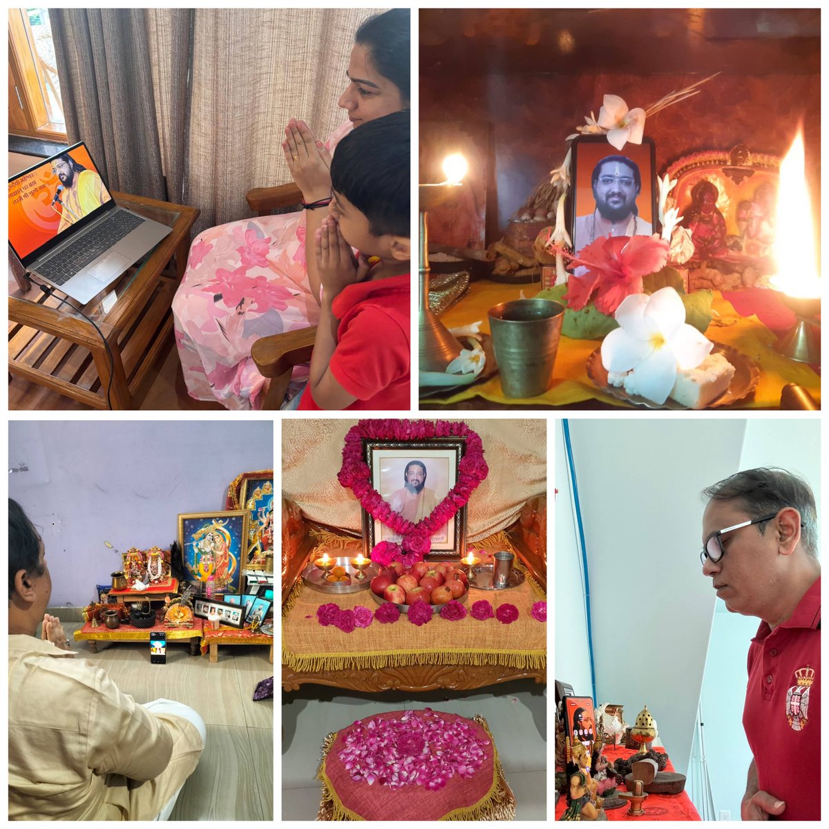 🛕 Profound GURU Poojan being done by CEI Sadhaks in BHARAT &amp; across the Globe: From HIMACHAL PRADESH to WEST BENGAL to CANADA.

🛕 हिमाचल प्रदेश – पश्चिम बंगाल – कनाडा: भारत एवं संपूर्ण विश्व में साधकों द्वारा दिव्य गुरु पूजन

#GuruPurnima