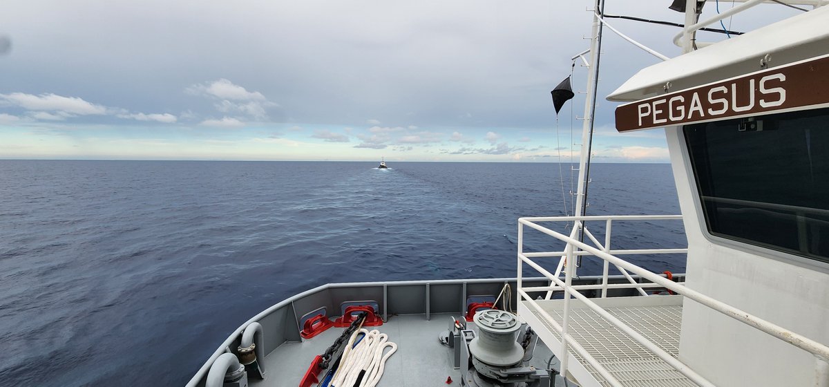 Blue skies and calm seas!🌊 

<a href="/NASA/">NASA</a>'s Pegasus barge and the SLS core stage for #Artemis II are en route to the Space Coast. Teams with <a href="/NASAGroundSys/">ARCHIVED: NASA's Exploration Ground Systems</a> at <a href="/NASAKennedy/">NASA's Kennedy Space Center</a> are standing by and ready to receive it.

Learn more about Pegasus here >> go.nasa.gov/3WwtAk2