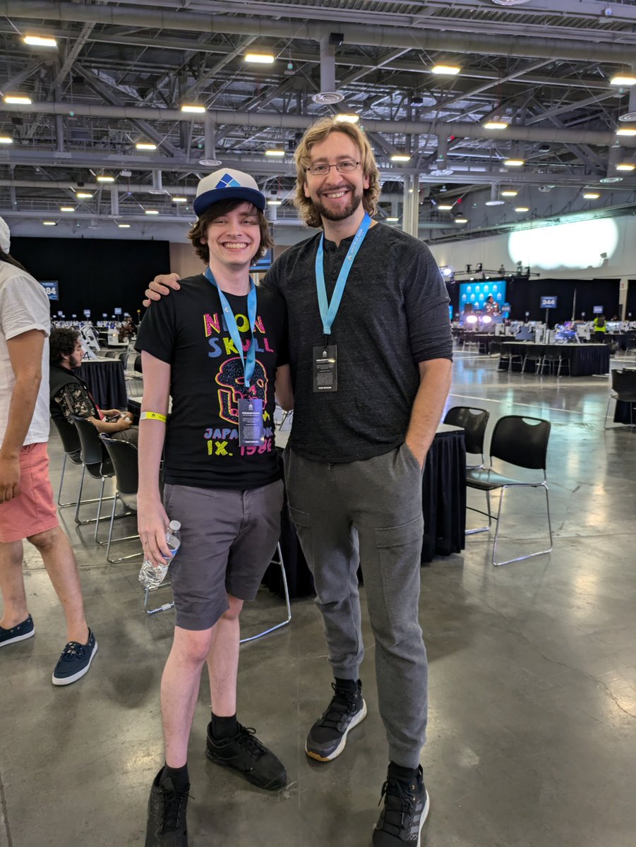 Solid Bones (@solid_bones) on Twitter photo EVO PHOTO THREAD!! I was working the KOF/Strive stage all weekend, picking the stream matches! I hope you all liked them!
I saw <a href="/maximilian_/">Maximilian Dood</a> while setting up and he thought I was like 20 and started telling me about the ancient fgc era of 2010 and I was like MAX I WAS THERE EVO PHOTO THREAD!! I was working the KOF/Strive stage all weekend, picking the stream matches! I hope you all liked them!
I saw <a href="/maximilian_/">Maximilian Dood</a> while setting up and he thought I was like 20 and started telling me about the ancient fgc era of 2010 and I was like MAX I WAS THERE