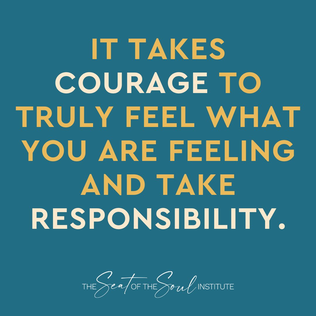 It takes courage to truly feel what you are feeling and take responsibility, instead of letting frightened parts of the personality attempt to avoid pain by blaming, justifying, escaping or manipulating.

Are you using your courage?