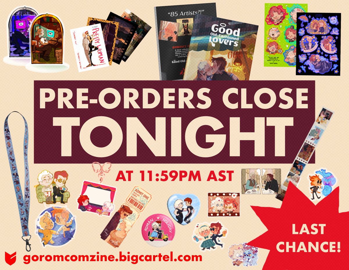 Good Old-Fashioned Lovers: A Good Omens Zine tweet media