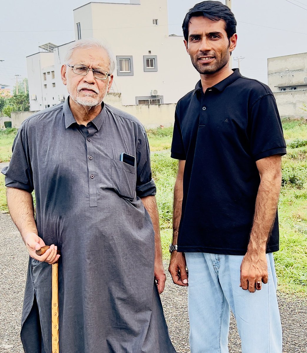 A_Rauf786's tweet photo. A day With World’s renowned linguist &amp; cognitive Scientist, My teacher cum friend Professor Dr. Anjum P Saleemi sb. A precious gem &amp; great asset of our homeland! https://t.co/EH10fjHFKC