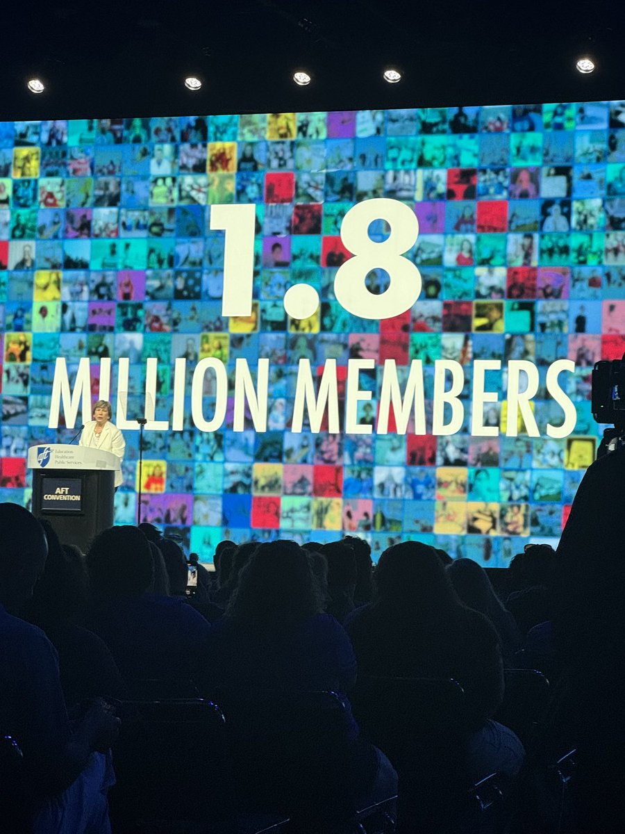 andrewsparfea's tweet image. Just announced by @rweingarten, the @AFTunion has grown to more than 1.8 million members.  #RealSolutions @AFTProg