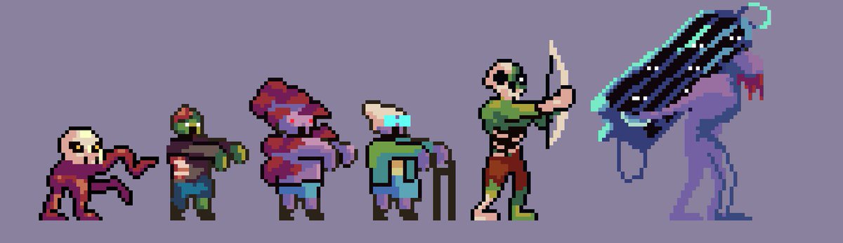 deadenginegame's tweet image. New Enemies

#pixelart #gamedev #indiedev #unity2D #gaming