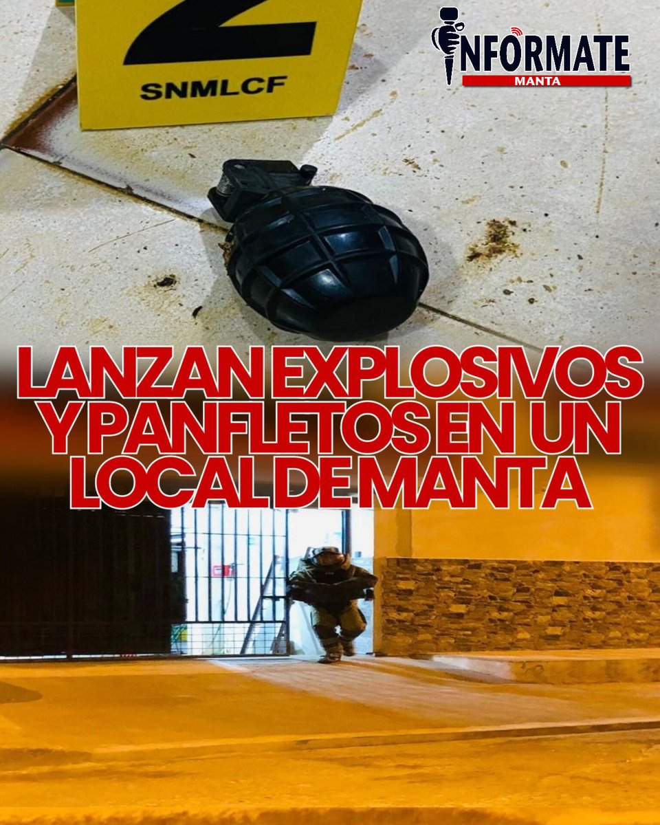 #MANTA || Una faenadora de pollos fue visitada por antisociales, que utilizaron bombas para causar temor. Ocurrió el fin de semana en el sector El Porvenir de la ciudad de Manta. 👇🏻
facebook.com/informatemanta…