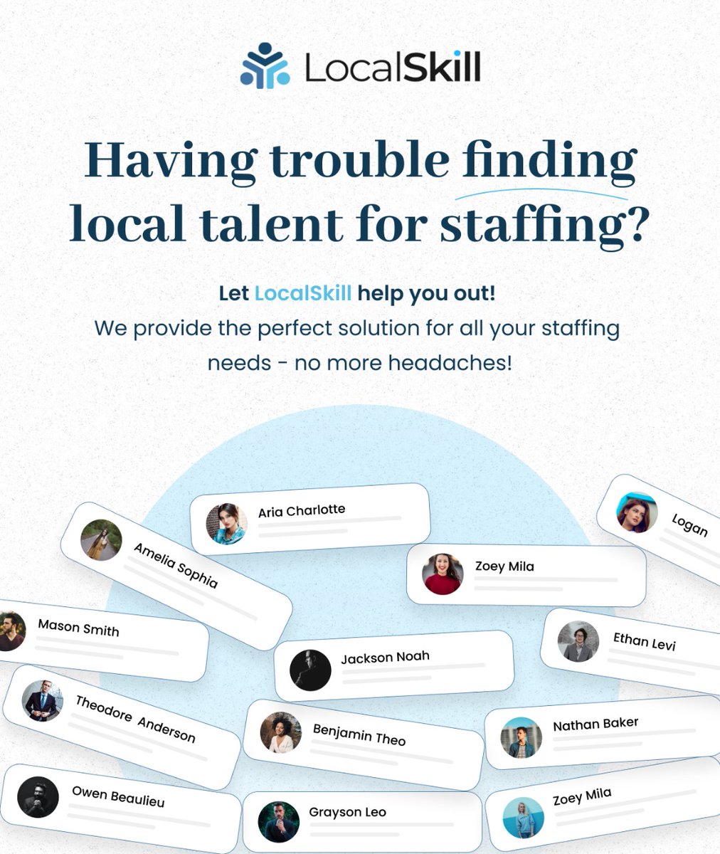 MyLocalSkill's tweet image. #IT #ITJobs #ITSpecialist #ITExperts #ITstaffing #developers #ITServices #ITRecruiters #ITprofessionals #Engineering #manufacturing #Automative #Accounting #Recruiters #Recruiting #hiring #staffing #Recruitment #Employment #Canada 🇨🇦 #USA 🇺🇸
Visit: mylocalskill.com