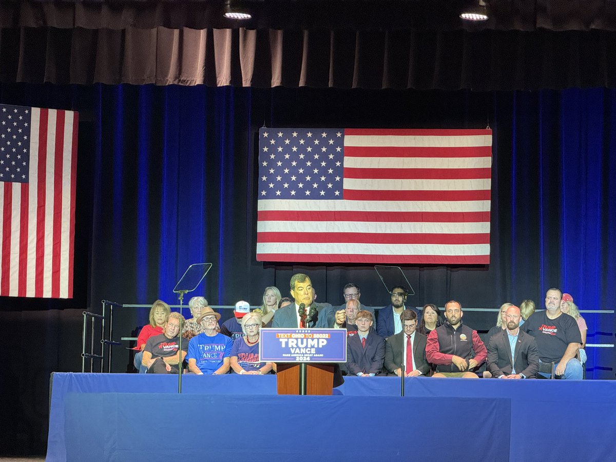 stphnfwlr's tweet image. Ohio State Sen. George Lang kicks things off by saying if Republicans lose the election “it’s going to take a civil war to save the country.”