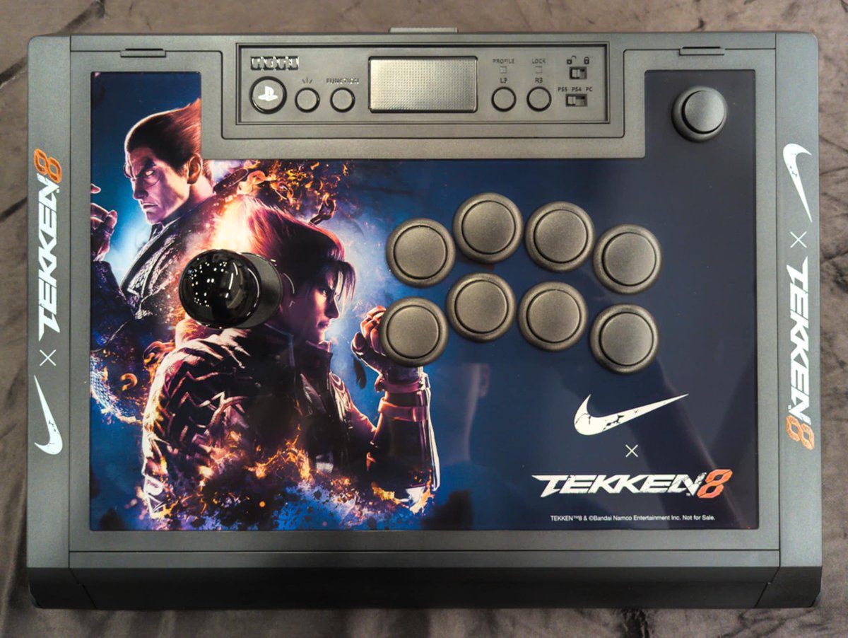 Nike x TEKKEN 8 Fighting Stick Alpha by HORI + ArcadeShock