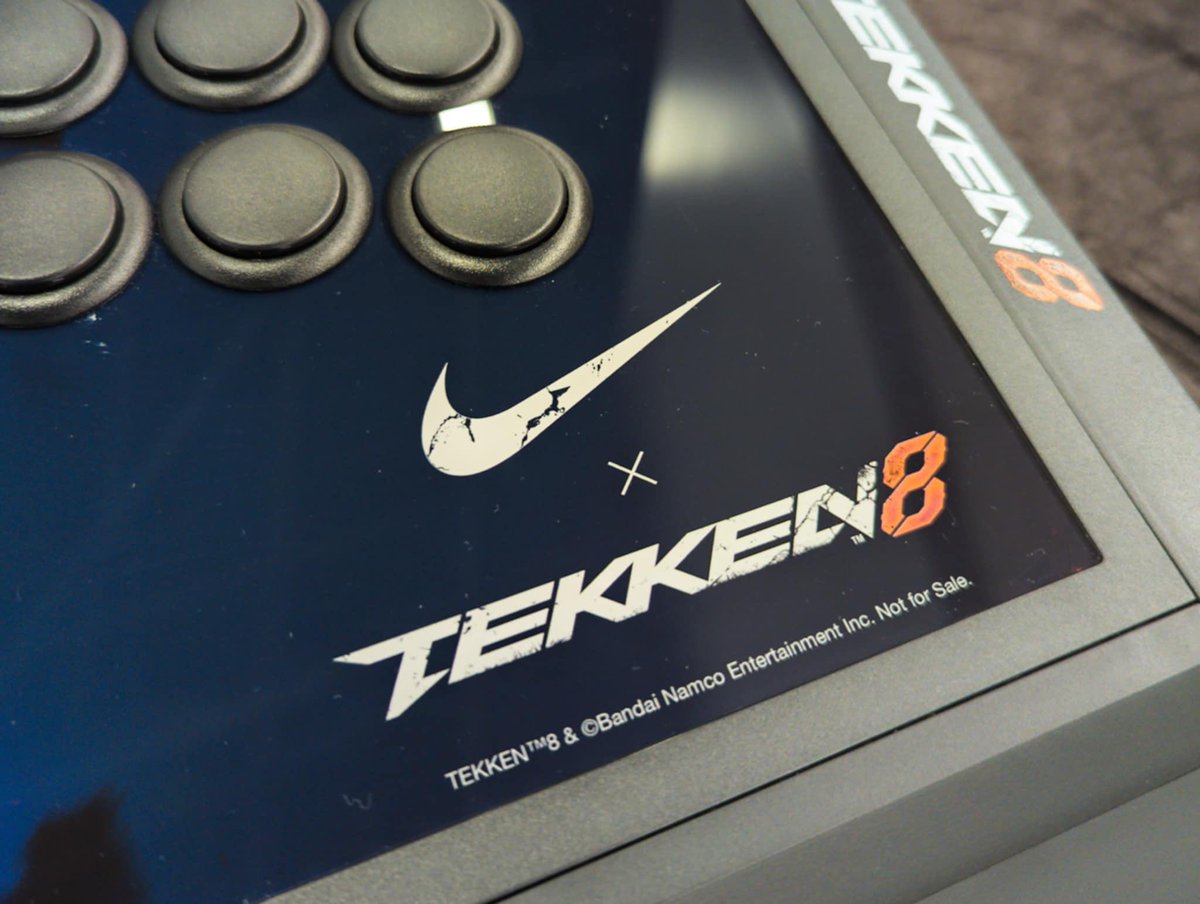 Nike x TEKKEN 8 Fighting Stick Alpha by HORI + ArcadeShock
