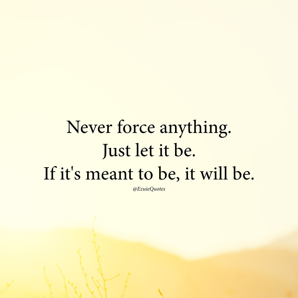 Let it be