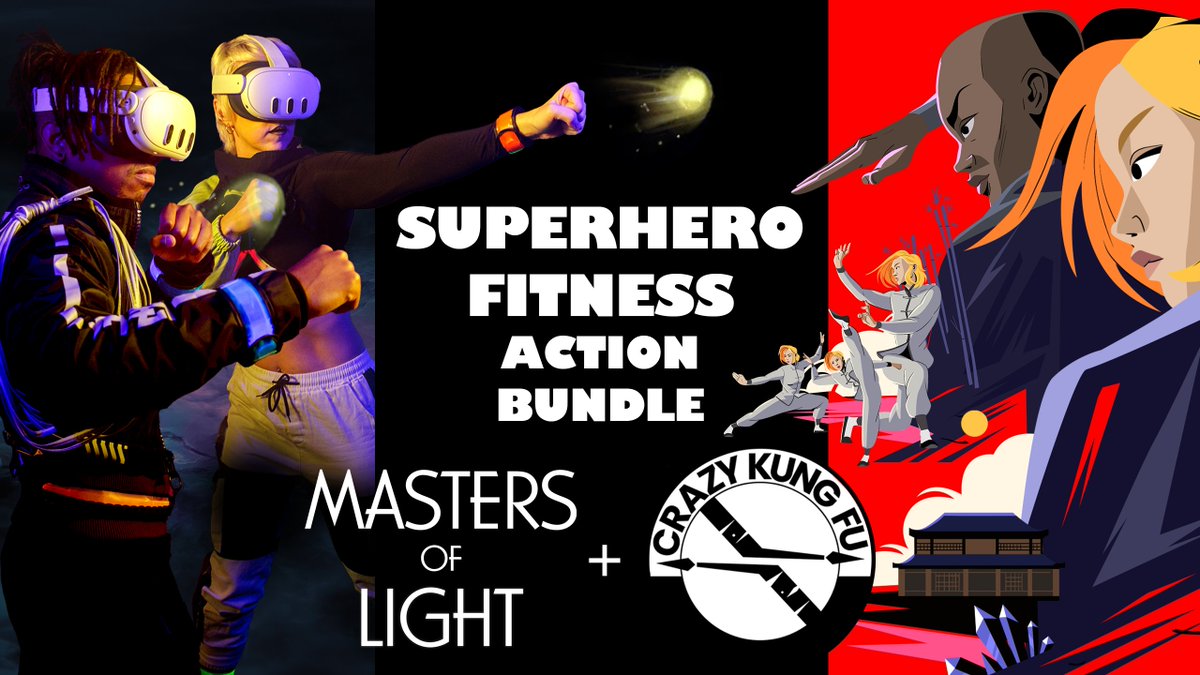 Master the art of Kung Fu and unleash your inner superhero! 🥊

Experience intense workouts and magical combat in breathtaking worlds, perfect for enhancing your reflexes, strength, and skills. 

Don't miss the #MastersOfLight + #CrazyKungFu bundle!➡️ meta.com/en-gb/experien…
