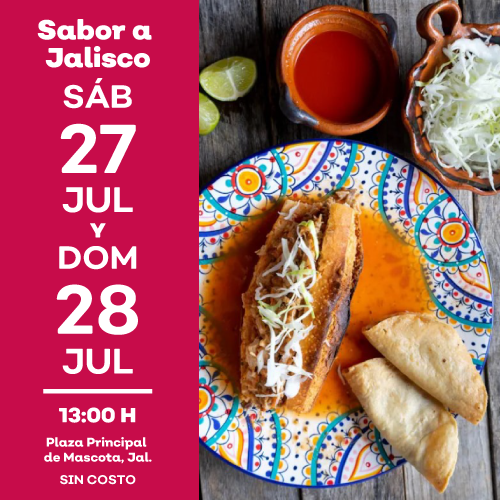 CulturaJalisco's tweet photo. ✨Esta semana te traemos recomendaciones con sabor, danza y arte. Aparte la fecha y acompáñanos a tu favorita. 
👉Consulta la agenda completa en nuestro sitio web: https://t.co/qY42Kr6xYC https://t.co/YnhINz397p