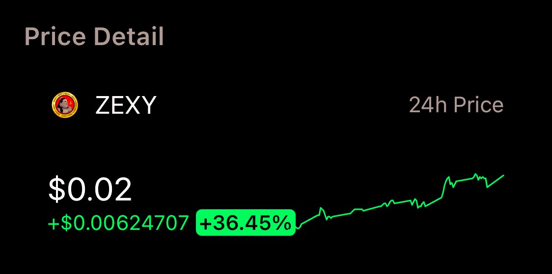Good price to bid on $ZEXY—they're about to have a Space Talk with Mario Nawfal in just a few hours, currently sitting at a 22M market cap. Expect <a href="/ZEXY_MEME/">ZEXY</a> to get a ton of exposure from today's talk, likely boosting its value during and after the event.