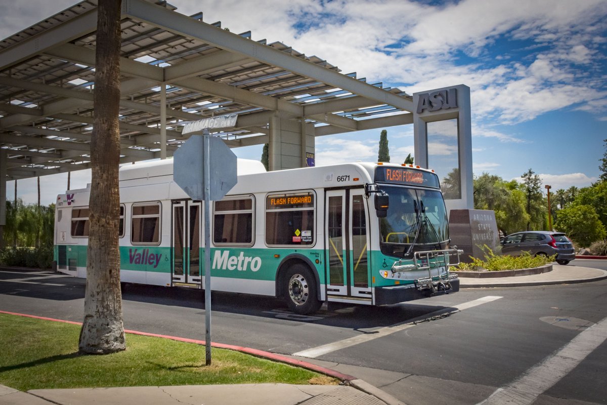 Parking and Transportation (@asutransit) on Twitter photo Take a quick FLASH shuttle quiz:
1. #SunDevils ride free - Y/N 😄👍
2. It has a new route for fall - Y/N 🚌 🔱
YES to both! 🙌
Learn more about the FLASH ➡️ ow.ly/q4gb50SFIe5
<a href="/ASU/">Arizona State University</a> <a href="/ASUPolice/">Arizona State University Police Department</a> <a href="/GoASUFam/">ASU Family</a> <a href="/ASUStaffCouncil/">ASU Staff Council</a> <a href="/ASUfacilities/">ASU Facilities</a> <a href="/ASUHousing/">ASU Housing</a> <a href="/Tempegov/">City of Tempe, AZ</a> @ValleyMetro Take a quick FLASH shuttle quiz:
1. #SunDevils ride free - Y/N 😄👍
2. It has a new route for fall - Y/N 🚌 🔱
YES to both! 🙌
Learn more about the FLASH ➡️ ow.ly/q4gb50SFIe5
<a href="/ASU/">Arizona State University</a> <a href="/ASUPolice/">Arizona State University Police Department</a> <a href="/GoASUFam/">ASU Family</a> <a href="/ASUStaffCouncil/">ASU Staff Council</a> <a href="/ASUfacilities/">ASU Facilities</a> <a href="/ASUHousing/">ASU Housing</a> <a href="/Tempegov/">City of Tempe, AZ</a> @ValleyMetro