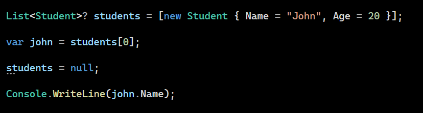 sa_es_ir's tweet photo. Let's do a basic C# test to remind ref types, what is the output of this code?
#csharp #listreference #csharptest https://t.co/coNZTjuHWL