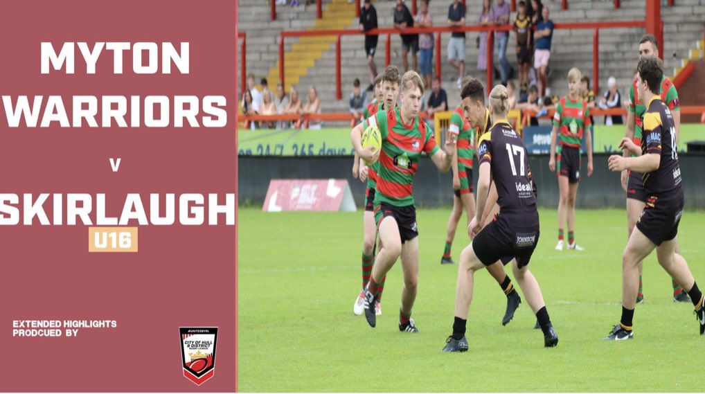 MytonWarriors's tweet image. You can now watch yesterdays’s @COHDRL_Official U16’s @tilsonscaffold Challenge Cup Final here👇🎥📺

youtu.be/2PeEEpOaK68?si…

@MytonWarriors 38 - 18 @ClubSkirlaughRL 

MOM: D Docherty 

🏉❤️💚🏆 #UpTheWarriors #CommunityRL