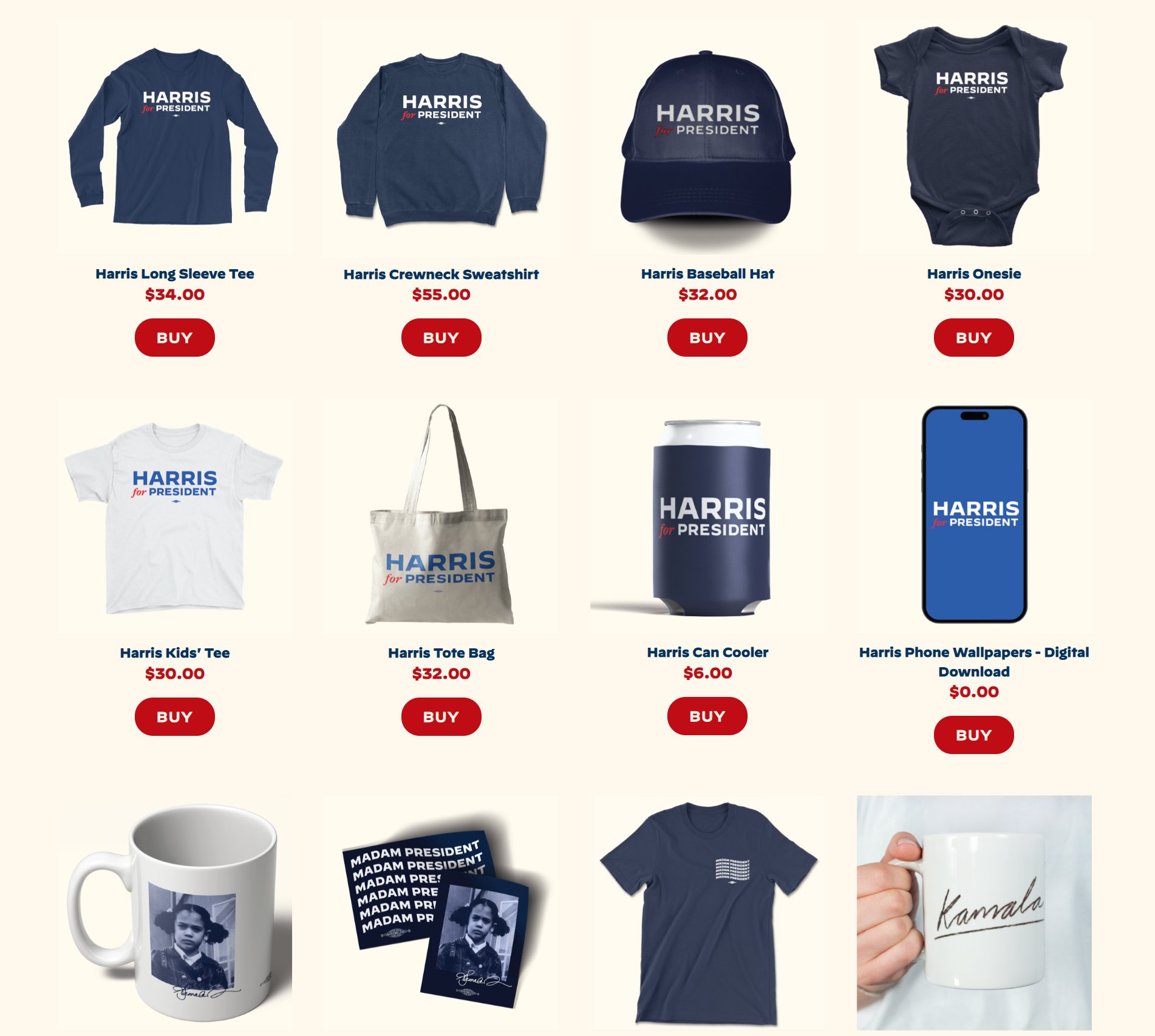 Makena Kelly on X: “The Kamala Harris campaign is up with new