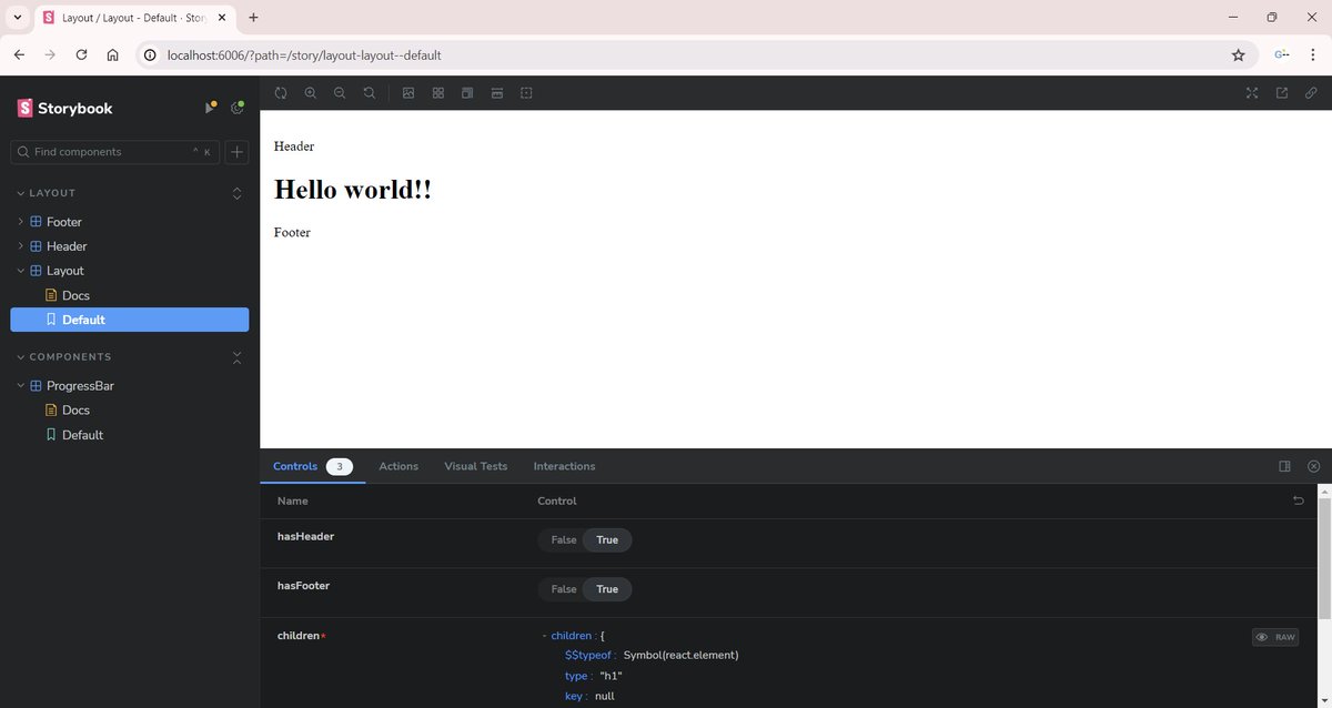 gwebdeveloper's tweet image. After having much time trying to figure out how to add component in the story and get to see the output, initial storybook for nextjs14 installation is finally setup and running. Slow but getting somewhere. I got so much to share but hopefully to get out of just &quot;Hello world!&quot; 😊…