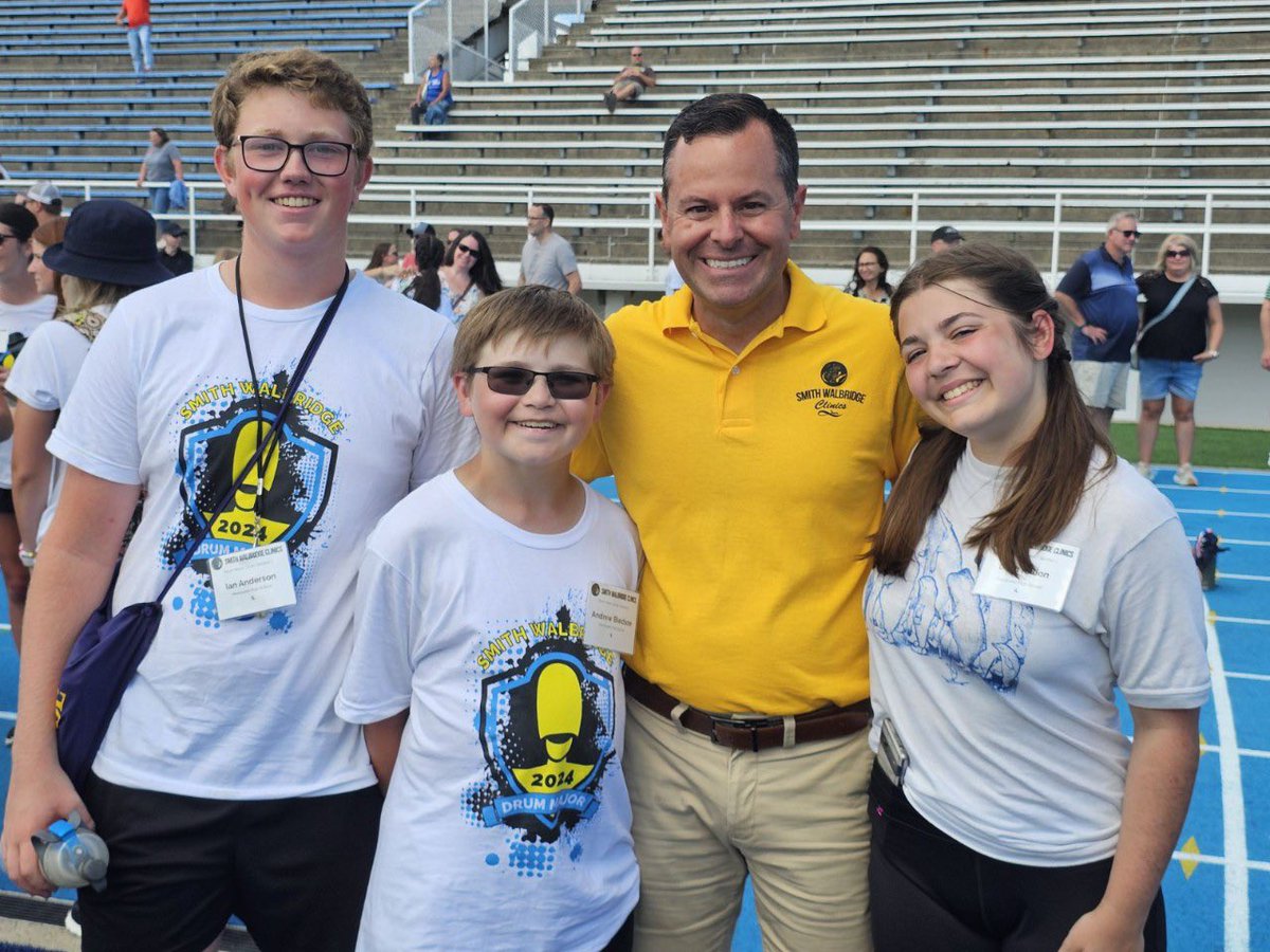 Our drum majors had the opportunity to attend <a href="/SWClinics/">Smith Walbridge</a> camp last week! They had a great time! #gosages <a href="/BarryLHouser/">Barry L. Houser</a>