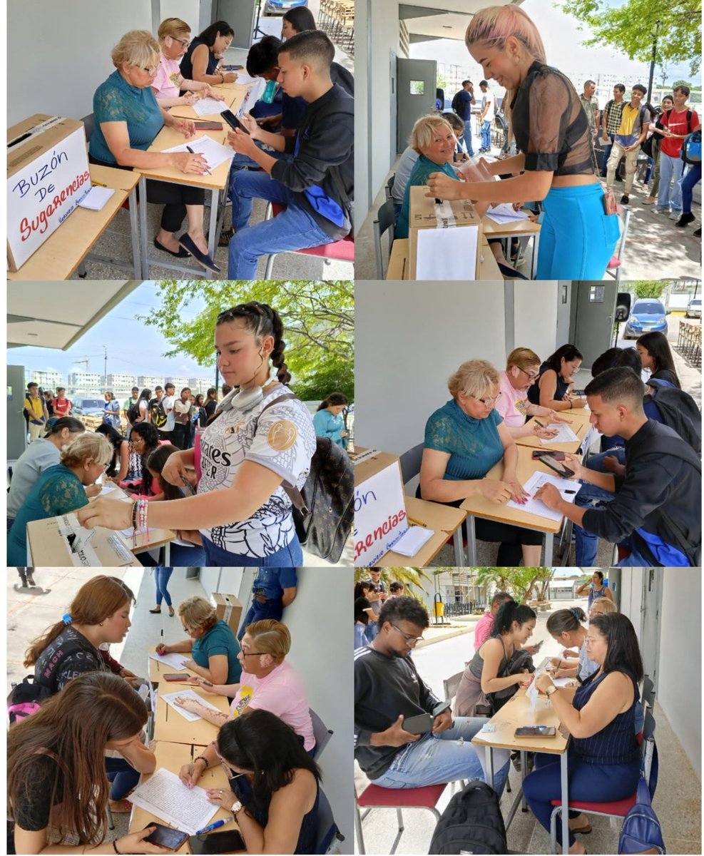 Primer día del Censo Estudiantil en la UNERMB sede San Francisco para optar a realizar sus pasantías en PDVSA/Pequiven como propuesta del Ministro Pedro Tellechea en su primera visita para la inspección del Núcleo Universitario .
