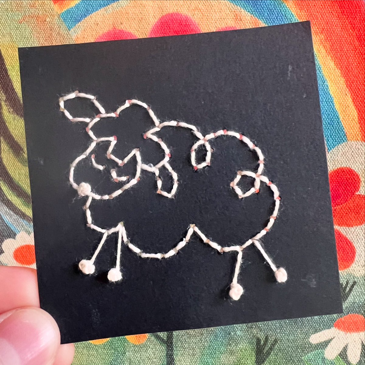 McCraftyArt's tweet photo. July 22: Night #mccraftyart #artteacher #aoeuminis #papercrafter #embroidery https://t.co/Nu3Il1YZgo