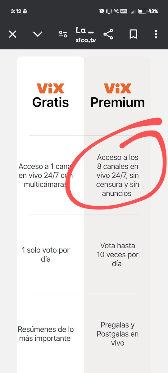 veracricri's tweet photo. Cuando tienes @vix premium y  te ponen comerciales de 1:30 min. no respetas tus políticas @profeco #LaCasaDeLosFamososMx https://t.co/4orUbQRhMO