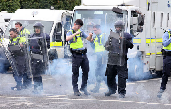 REQUEST BY GARDAI TO HAND OVER IMAGES OF THE CROWN FACTORY RIOT LAST MONDAY.
For the second time this year we have had a request from gardai to had over images from disturbances related to anti migration riots. The first was in relation to the Dublin Riots last November, the