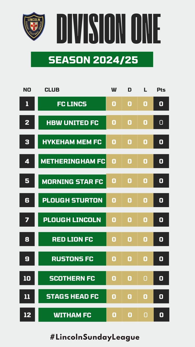 Lincoln and District Sunday Football League tweet media
