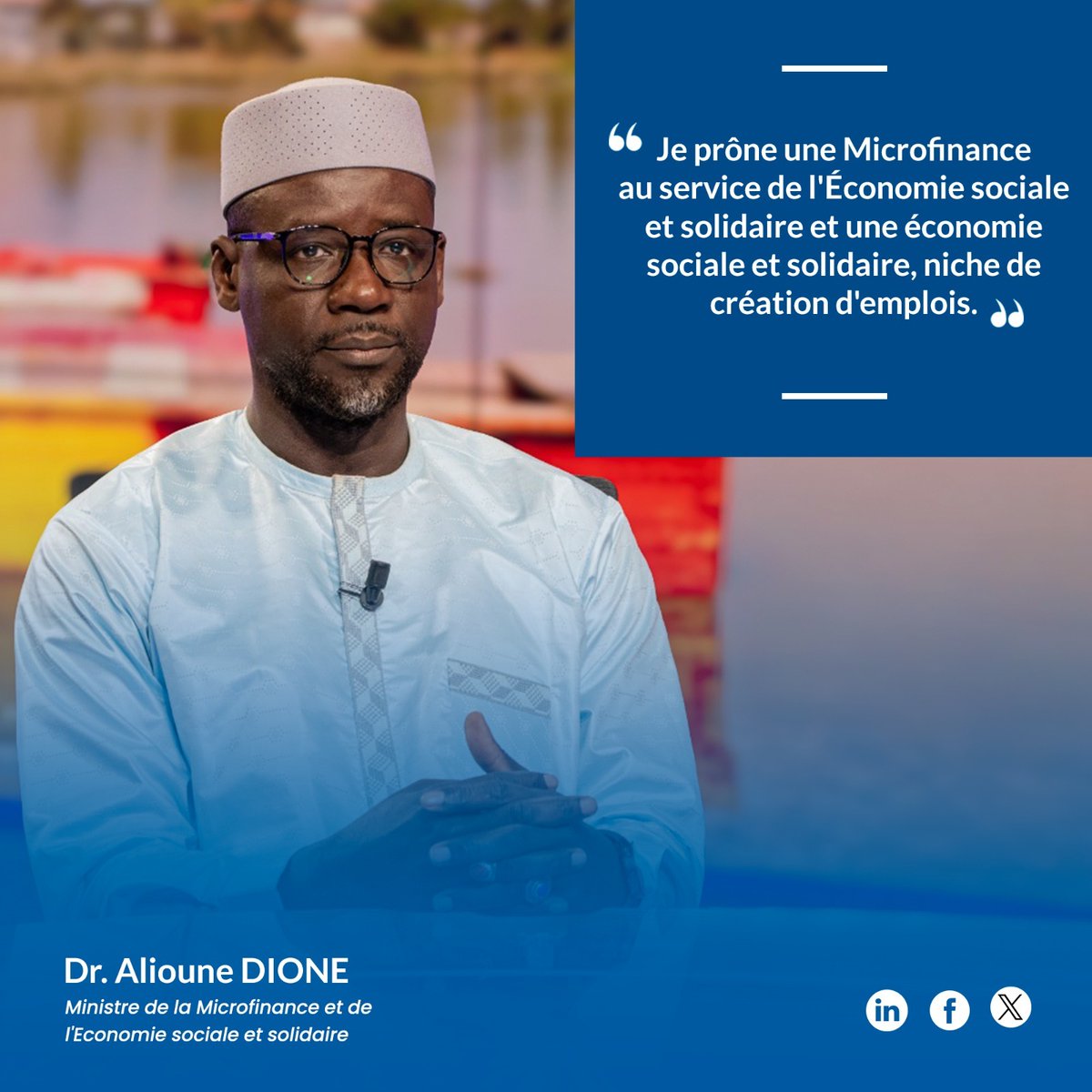 dr_aliounedione's tweet photo. Je soutiens une microfinance au service de l'économie sociale et solidaire, ainsi qu'une économie sociale et solidaire comme moteur de création d'emplois. https://t.co/xII9Ctr1Ei
