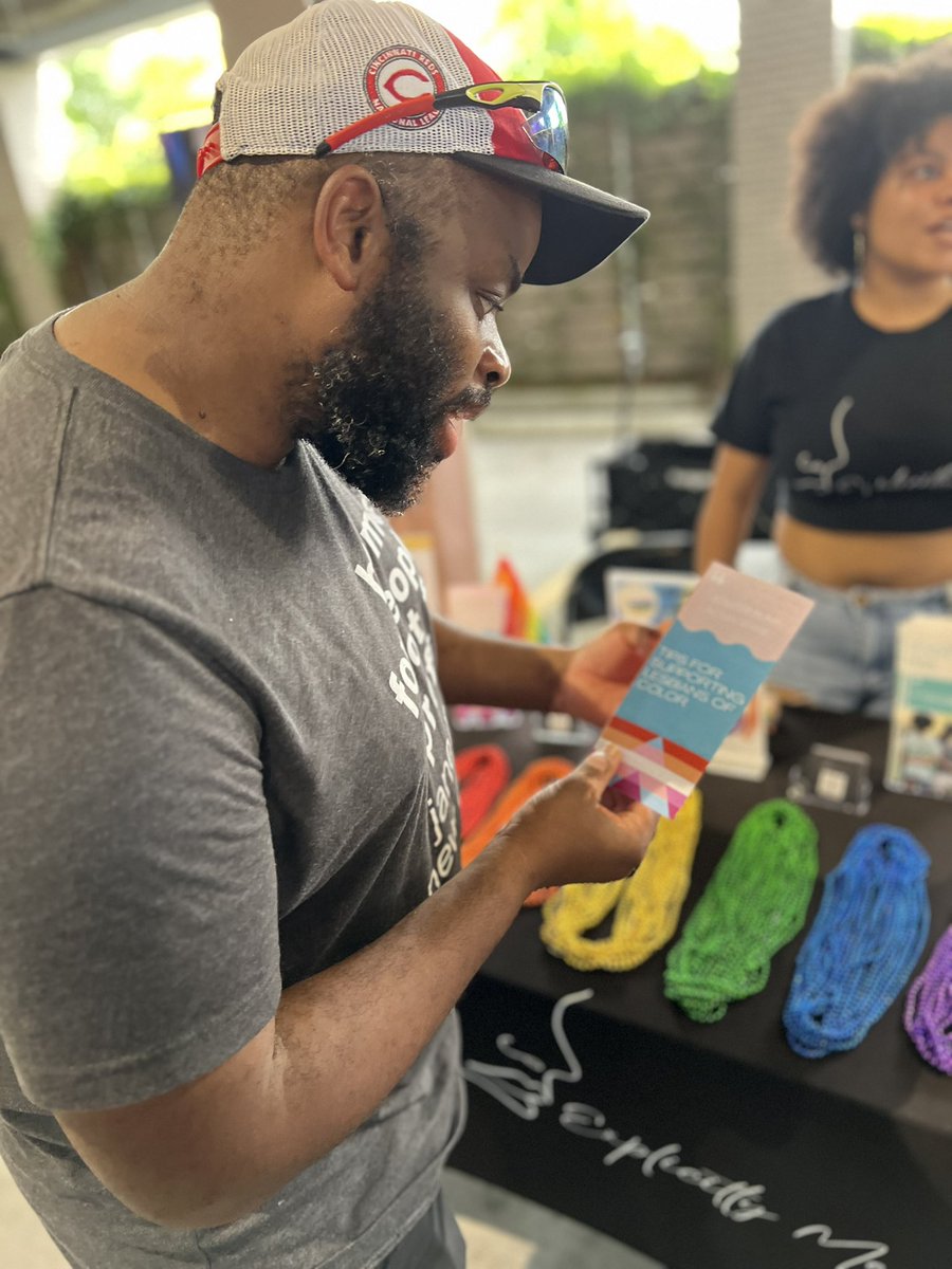 explicitlyme24's tweet photo. Explicitly Me at CrescentCare’s health fair promoting fun, health, and education to the community. 🫶🏿🫶🏾🫶🏽🫶🏼🌈 #communityhealing #pridenola #womanempowerment #fun #healthandwellness #lesbiansofcolor #ExplicitlyMe https://t.co/He9k6TKrcX