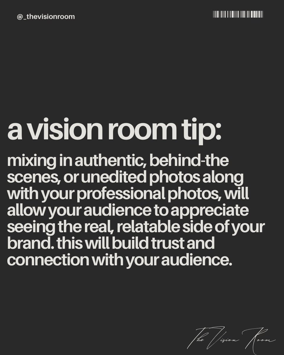 THE VISION ROOM tweet media