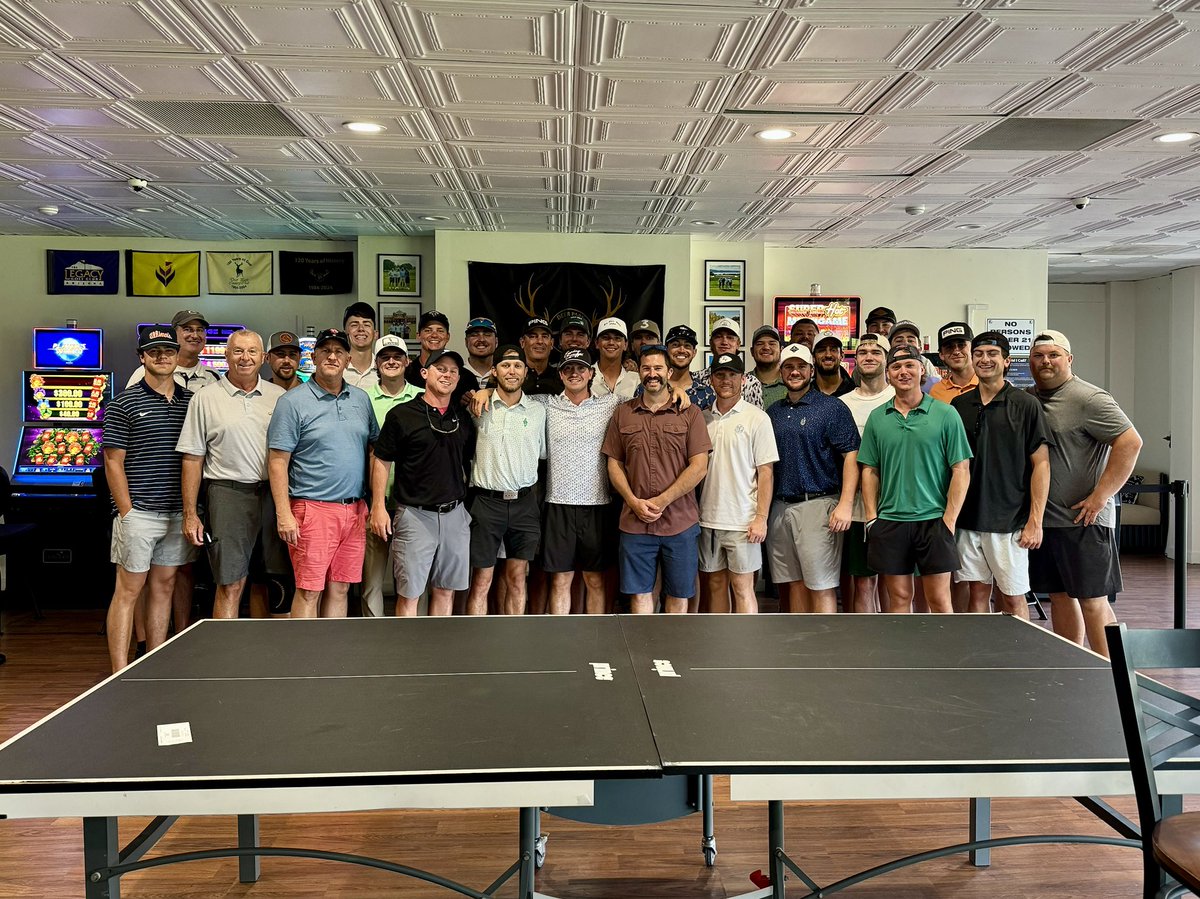 Always great to golf with former coaches, players and managers!