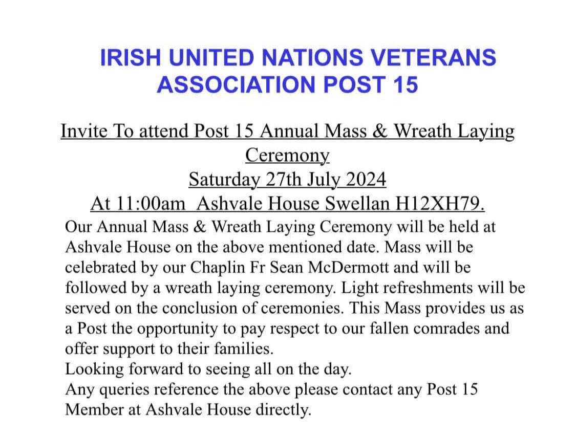 POST15 IUNVA CAVAN🇺🇳(UN)🇮🇪 tweet media