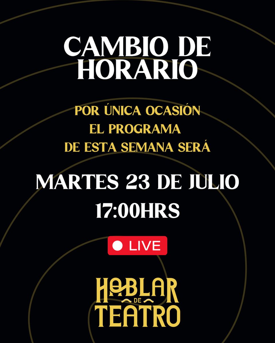 Hoy no tendremos programa, ya se enterarán por qué. 

Pero nos vemos mañana en el horario habitual.