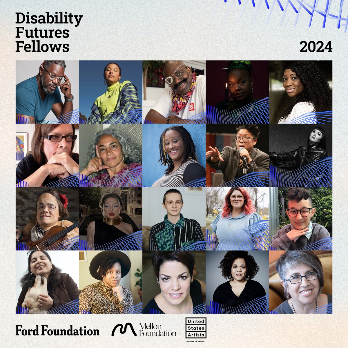 DayAlMohamed's tweet photo. I'm thrilled to be in this amazing cohort of #DisabilityFutures Fellows. Most of my career has been policy-related. That this fellowship is for my work as a #blindfilmmaker is particularly meaningful. @FordFoundation, @MellonFoundation https://t.co/Z89UAt0IaJ https://t.co/pTpUtfu57T