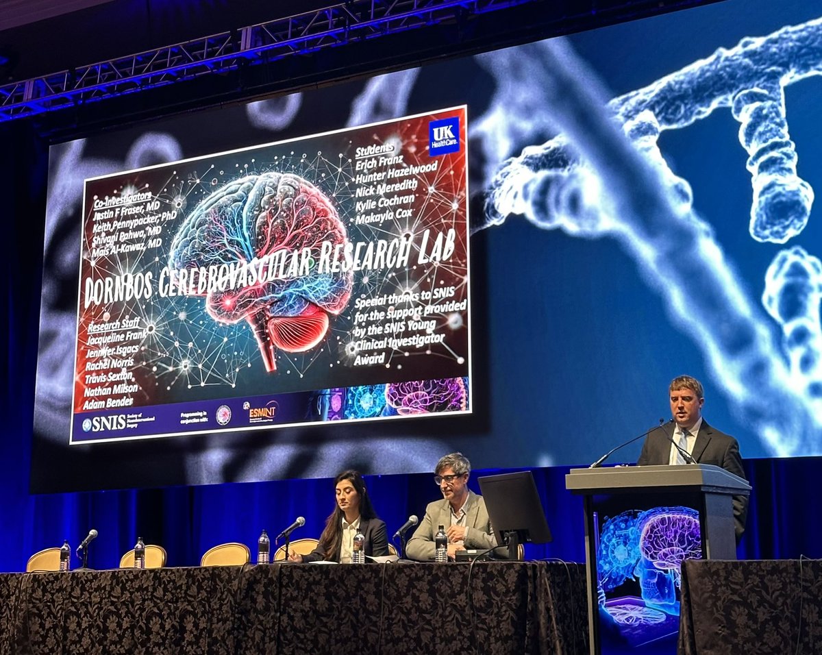 David Dornbos III (@dornbosiii_md) on Twitter photo Thankful for the opportunity @SNIS2024 to highlight our work evaluating proteomic profiles in the intracranial vasculature during thrombectomy! Early look at the stroke microenvironment and the impact of pCO2 & cerebral perfusion on outcomes <a href="/Doctorjfred/">Justin F. Fraser, MD</a> <a href="/ShivaniPahwa3/">Shivani Pahwa Carbajal</a> <a href="/Mais_Alk/">Mais Al-Kawaz</a> Thankful for the opportunity @SNIS2024 to highlight our work evaluating proteomic profiles in the intracranial vasculature during thrombectomy! Early look at the stroke microenvironment and the impact of pCO2 & cerebral perfusion on outcomes <a href="/Doctorjfred/">Justin F. Fraser, MD</a> <a href="/ShivaniPahwa3/">Shivani Pahwa Carbajal</a> <a href="/Mais_Alk/">Mais Al-Kawaz</a>