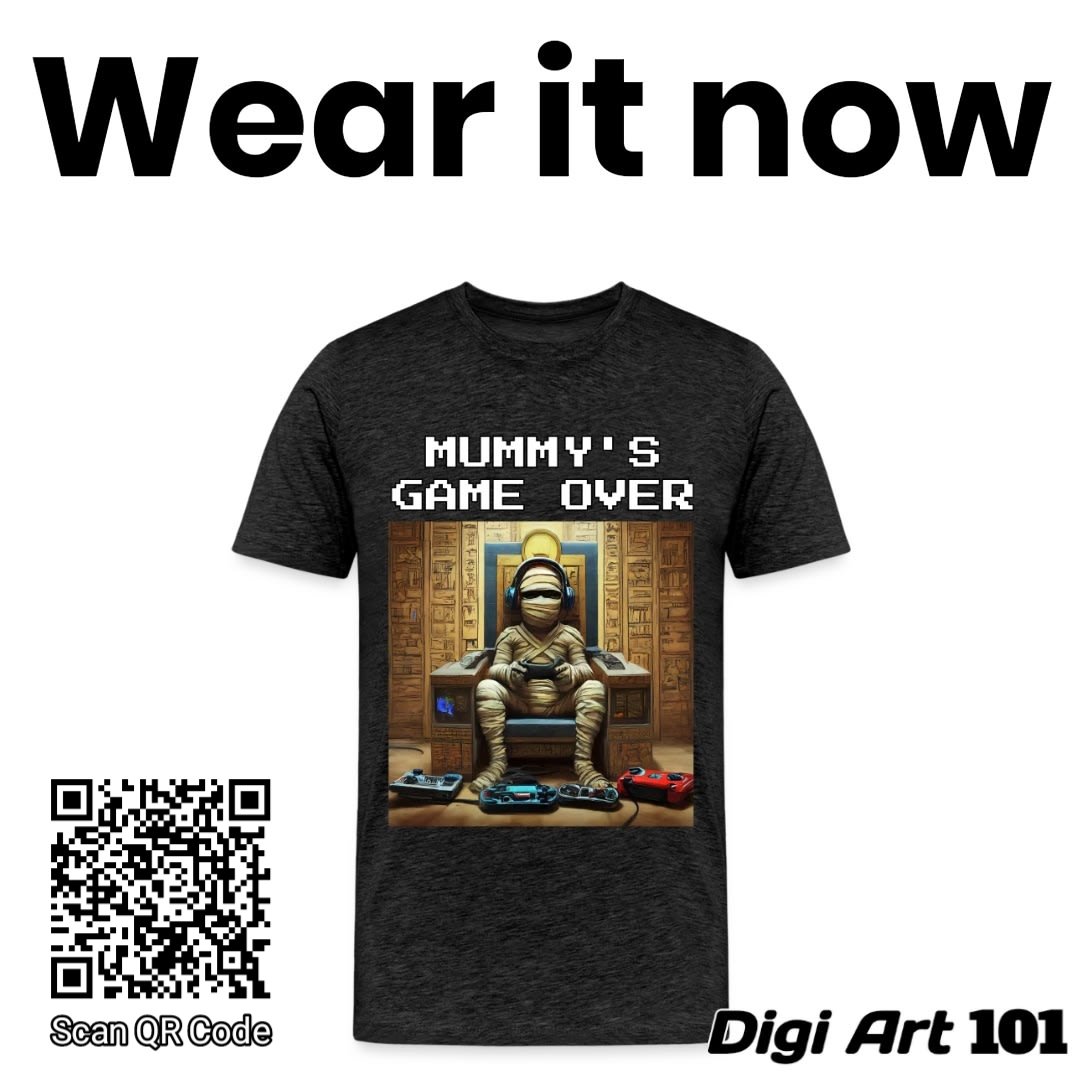 DigiArt101's tweet photo. Get your "Mummy's Game Over" T-shirt! Featuring a cool mummy gaming with modern consoles, this design blends ancient history with modern fun. Order now!

https://t.co/sm9X00K3Ci

#Lebron #Team USA #USABMNT #Kris #Delaware https://t.co/q0bR7Riu9x