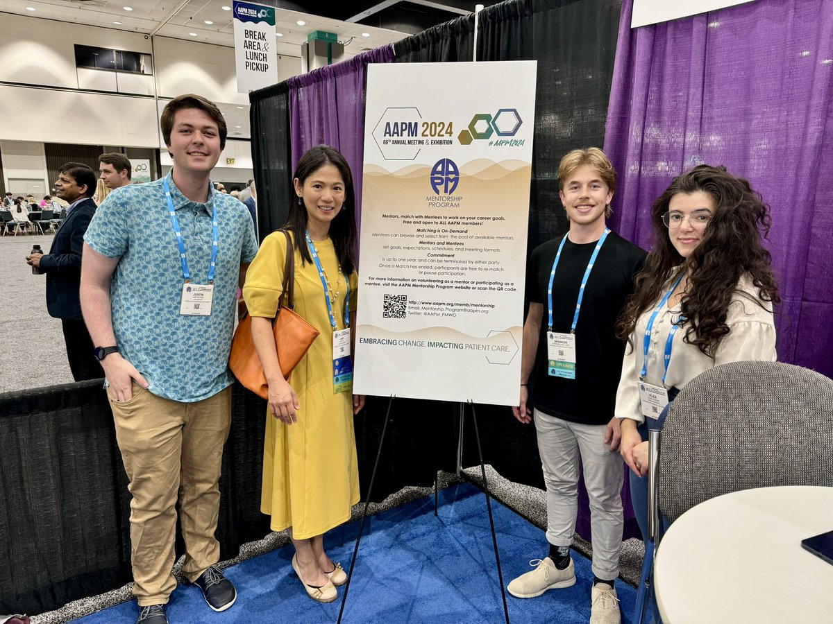Please come to understand more about mentorship program! Become a mentor or mentee today! #AAPM2024