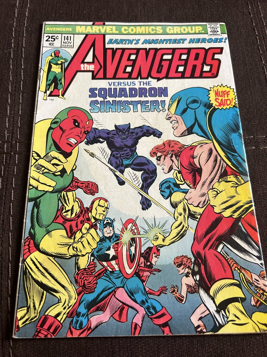 KandMComics's tweet photo. Next up on the #Avengers #ReadPile is no141- “The Phantom Empire” by Englehart & Perez/Colletta. #comics #Marvel https://t.co/tYNSQ1iRzV