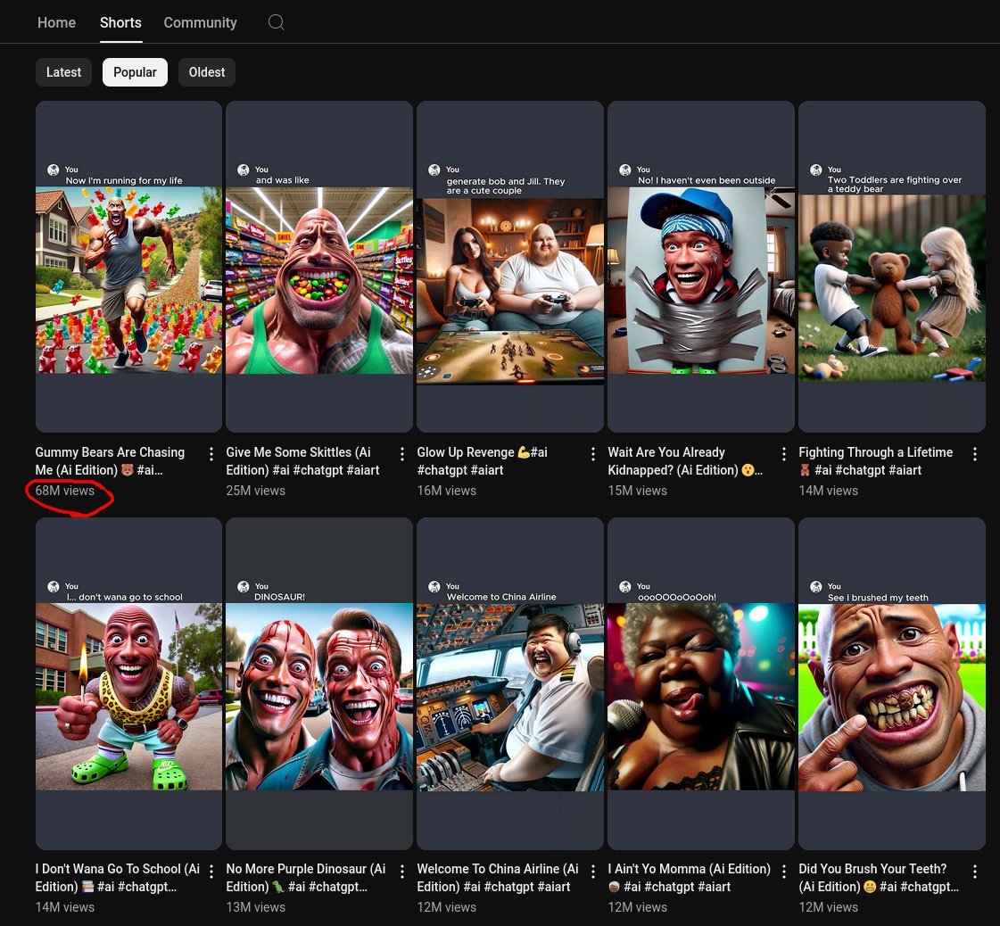 nearcyan's tweet image. id rather my kid get addicted to huffing paint than youtube shorts