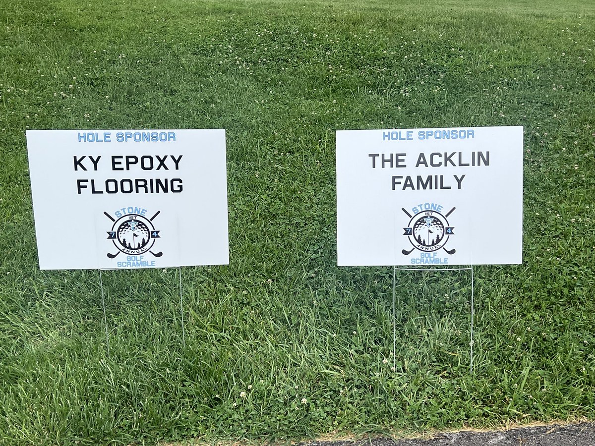 MLCTitanCoach's tweet photo. Thanks to our Hole Sponsors for our 1st Annual Stone Golf Scramble and helping make this a huge success in our first year!  #StoneStrong #Titan5️⃣ https://t.co/hDf0m3yeK6